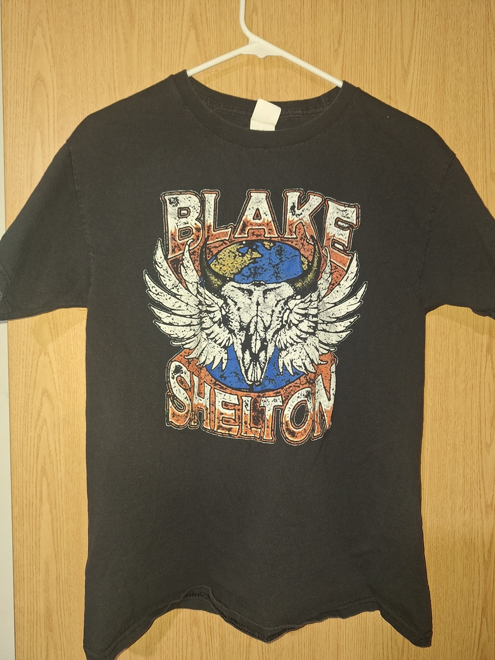 Blake Shelton Tour Tee with Winged Skull Design